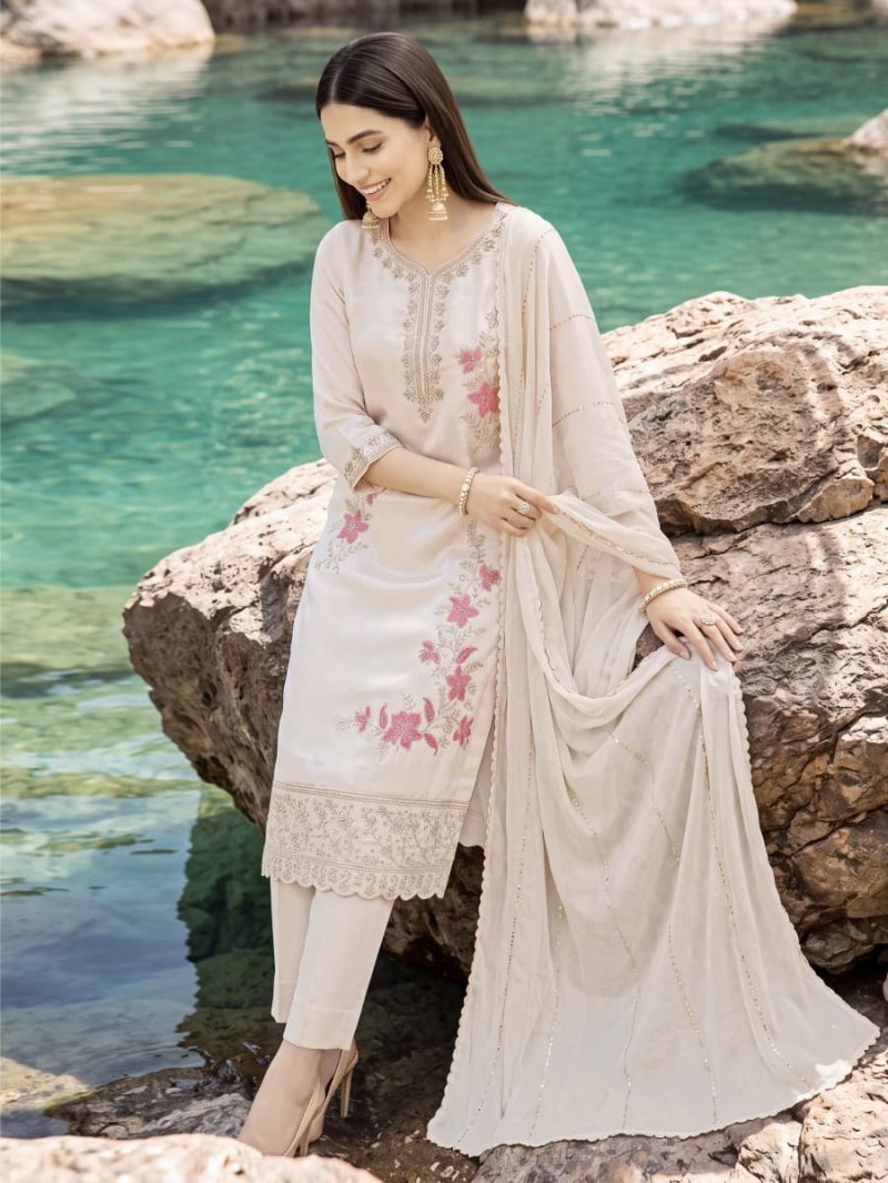 Gulnaaz Vol 1 By Ossm Viscose Kurti With Bottom Dupatta 